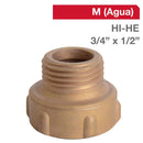 Reduccion Bronce Hi/He 3/4" X 1/2" 1U