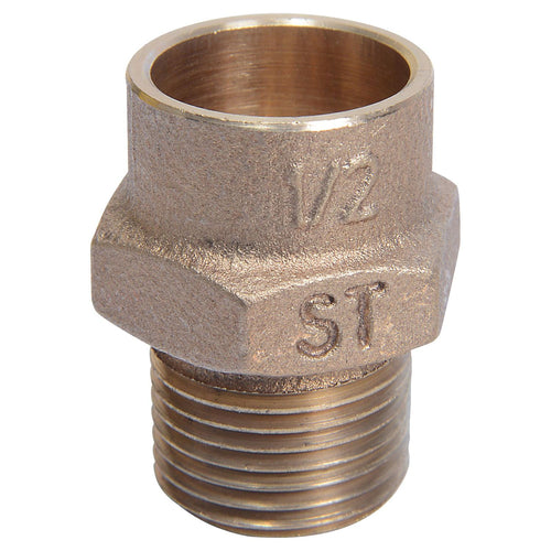 Terminal Bronce So/He 1/2" X 3/8" 1U