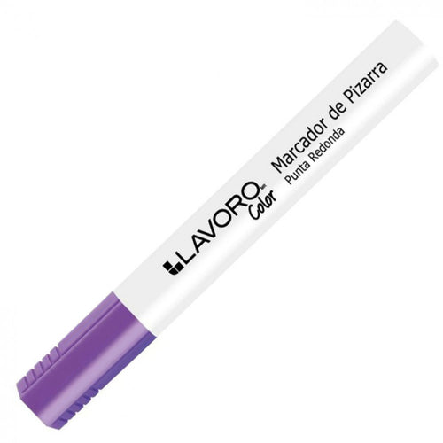 Marcador Pizarra Punta Redonda Desechable Morado