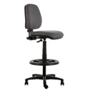 Silla Cajero Media  Rudy Sin Brazos Color Gris