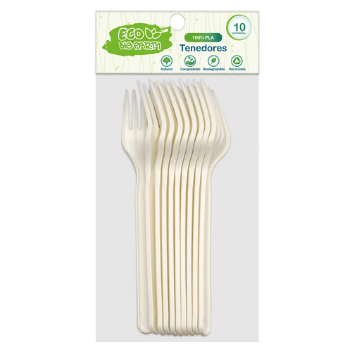 Tenedor Cpla 10 Unidades Big Party Eco