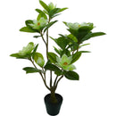 Planta Artificial Magnolio 95 Cm Verde