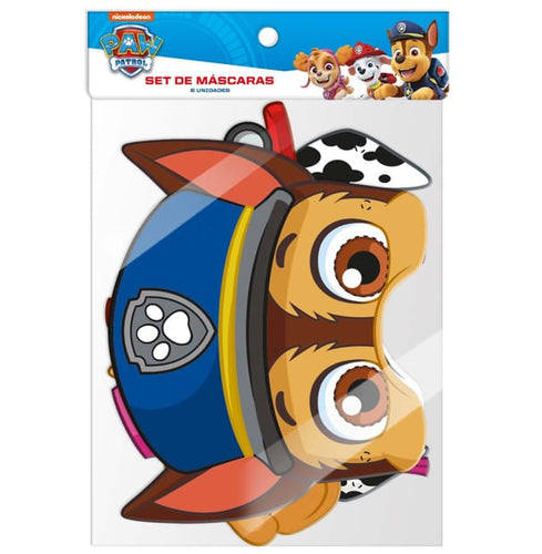 Set 6 Mascaras Paw Patrol