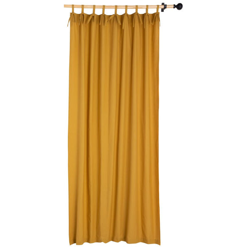 Cortina Tela 140X230Cm Ocre