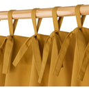 Cortina Tela 140X230Cm Ocre