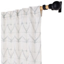 Cortina Tela 230X140Cm Batik Gris