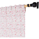Cortina Tela 140X230Cm Boton Rosa Multicolor