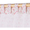 Cortina Tela 140X230Cm Boton Rosa Multicolor