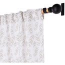 Cortina Tela 140X230Cm Ramitas Oliva Multicolor