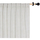 Cortina Tela 140X230Cm Zigzag Celeste