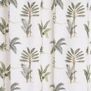 Cortina Tela 140X230Cm Tropical Toi Blanco/Verde