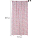Cortina Tela 140X230Cm Dulcet Multicolor