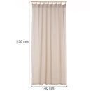 Cortina Tela 140X230Cm Puntos Multicolor