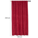Cortina Tela 140X230Cm Gracia Sandia