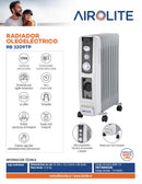 Radiador Oleoeléctrico 2000W RB2209TP
