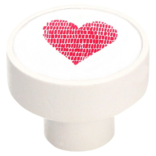 Pomo Madera 36Mm Corazon