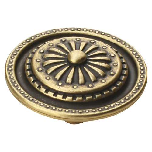 Pomo 45 Mm Zamak Cuero