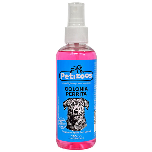 Colonia Para Perrita Sin Alcohol Aroma Manzana Y Frutos Rojos