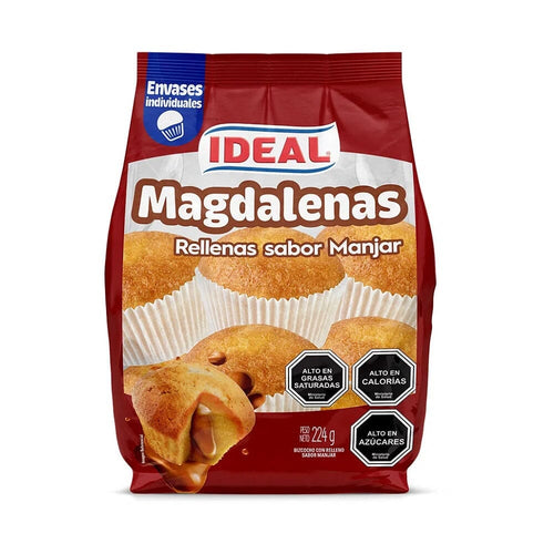 Magdalenas Rellenas Bolsa 7 Un IDEAL 