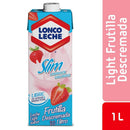 Leche Frutilla Light Descremada 1 LT LONCOLECHE 