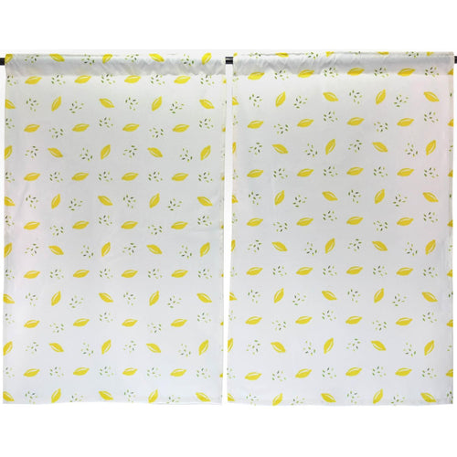 Cortina Cocina Limones 2 Paños 70X115 Cm