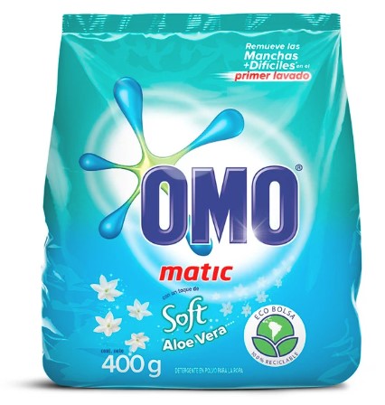 Detergente Polvo Soft Aloe 400 Gr