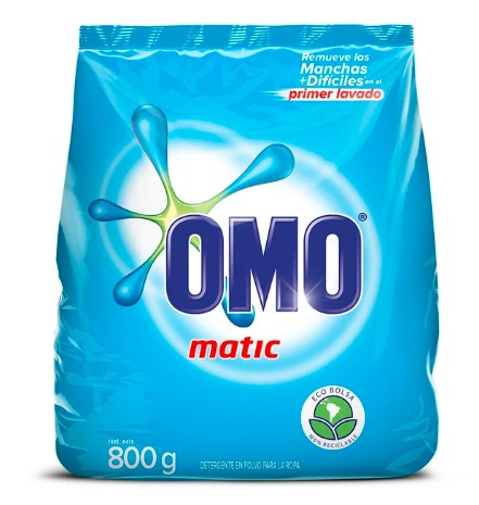 Detergente Polvo Matic Multiacción 800 Gr