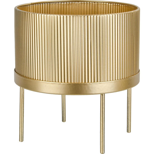Portavela Metalico Decorativo Para 3 Velas 19 Cm