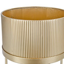 Portavela Metalico Decorativo Para 3 Velas 19 Cm