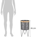 Porta Macetero Metalico 46 Cm Para Interior