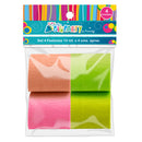 Set 4 Festones Color Neon Big Party