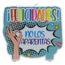 Vela Felicidades Big Party