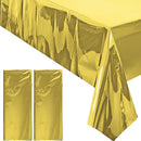 Mantel Metalico Dorado 137 X 183 Cm 1 Unidad Big Party
