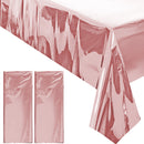 Mantel Metalico Rose Gold 137 X 183 Cm 1 Unidad Big Party