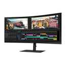 Monitor Curvo 34 Va Wqhd 3440X1440 Dp/Hdmi/Usbx3/Usb-C/Ethernet 100Hz 21:9 Ls34A650Ublxzs SAMSUNG 