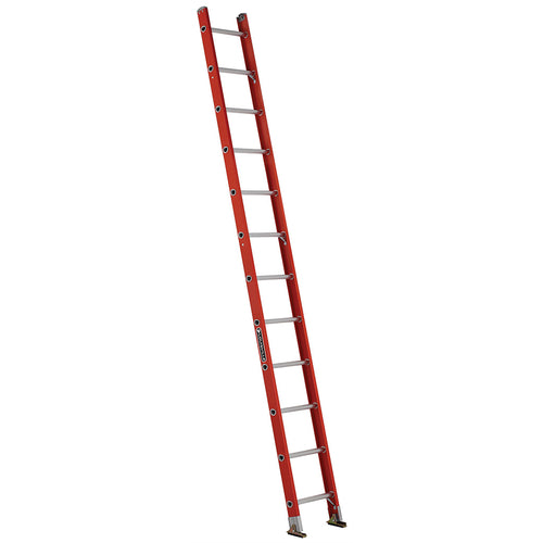 Escalera Fibra Vidrio Recta Simple 3.66 M. 12 Peldaños Cuprum