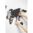 Sticker Mapa Color Negro