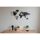 Sticker Mapa Color Negro