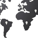 Sticker Mapa Color Negro