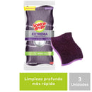Pack 3 Esponjas Abrasivas Extrema Para Limpieza Profunda