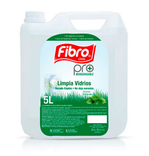 Limpia Vidrios Biodegradable 5 Lt