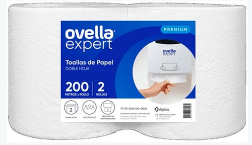 Toalla De Papel Doble Hoja 2X200 Mt