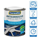 Anticorrosivo Aquatech Tarro 0.25 Galon Mate Gris