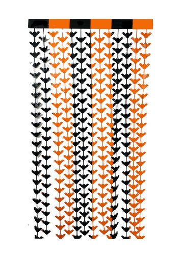 Cortina Bat Negro/Naranjo 1 X 2Mt Big Party