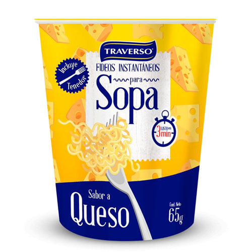 Sopa Instantánea Queso Pote 65 Gr