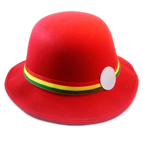 Gorro Nortino Mujer Rojo Fiestamania