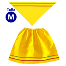 Traje Nortino Mujer Amarillo Talla M 1 Unidad Fiestamania