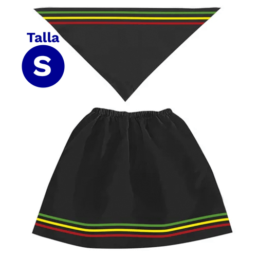 Traje Nortino Mujer Negro Talla S 1 Unidad Fiestamania