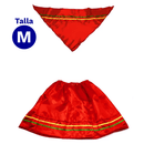 Traje Nortino Mujer Rojo Talla M 1 Unidad Fiestamania