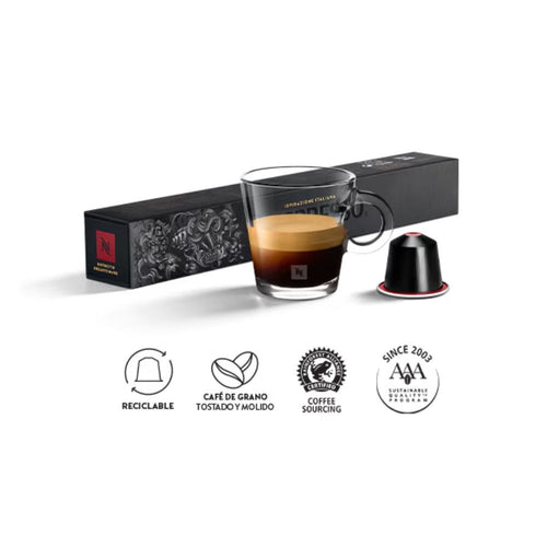 Cápsulas Café Inzpirazione Ristretto Italiano Decaffeinato Display 10 Unidades
